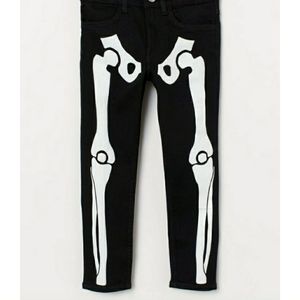 Skeleton slim fit jeans
